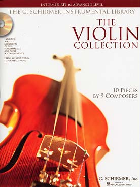 Illustration de The VIOLIN COLLECTION avec carte de téléchargement des morceaux - Intermediate to advanced : 10 pièces