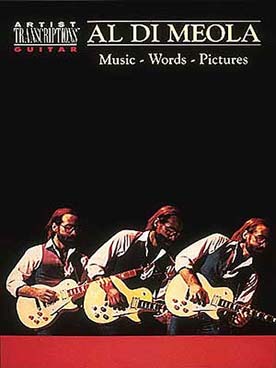 Illustration al di meola music, words, pictures