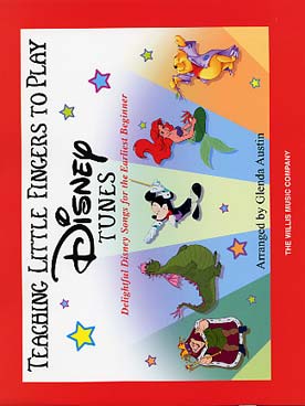 Illustration de TEACHING LITTLE FINGERS TO PLAY - Disney tunes pour débutants