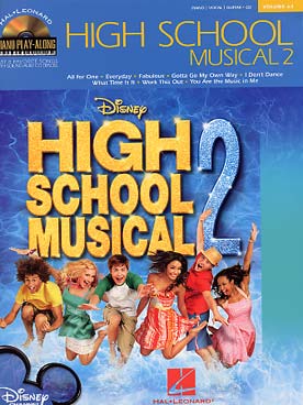 Illustration de HIGH SCHOOL MUSICAL 2 : 8 extraits (P/V/G) avec CD play-along
