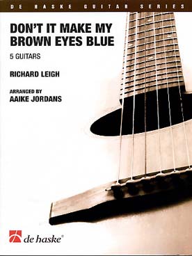 Illustration de Don't it make my brown eyes blue (arr. Jordans pour 5 guitares)