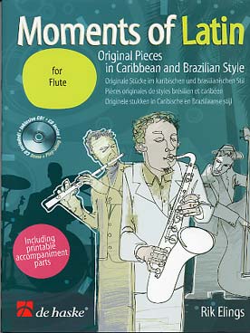 Illustration moments of latin + cd flute