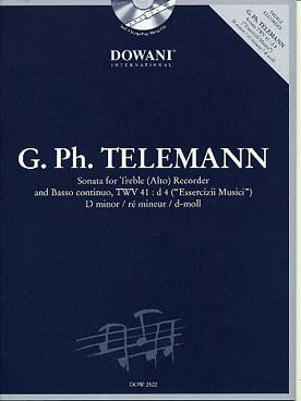 Illustration telemann sonate twv 41:d4 en re min