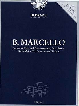Illustration marcello sonate op. 2/7 en si b maj