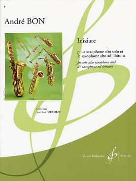Illustration de Iniziare pour saxophone alto solo et 2e saxophone alto ad libitum
