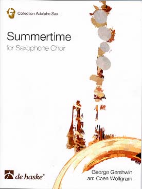 Illustration de Summertime de Porgy and Bess, tr. pour ensemble de saxophones par Wolfgram