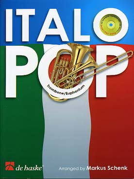 Illustration italo pop avec cd trombone/euphonium