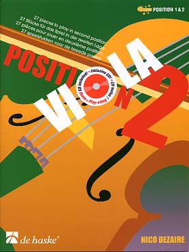 Illustration de Viola position, pièces originales avec CD play-along - 2 : 27 pièces en 1re et 2e position