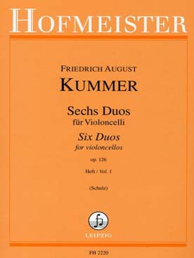 Illustration kummer duos op. 126 (6) vol. 1