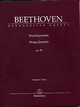 Illustration de Quatuors à cordes op. 59