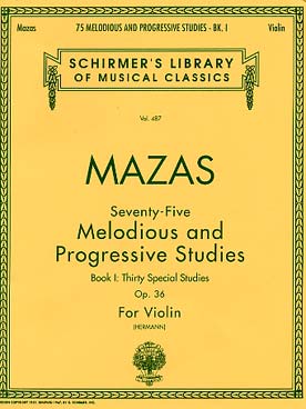 Illustration de Études spéciales op. 36 N° 1 - éd. Schirmer