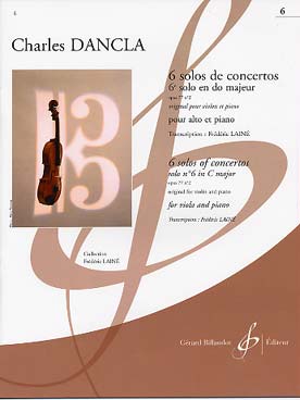Illustration de 6 Solos de concertos (orig. violon et piano, tr. Frédéric Lainé) - N° 6 op. 77/2 en do M