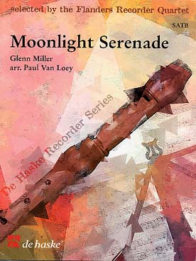 Illustration de Moonlight serenade, tr. Van Loey pour quatuor SATB