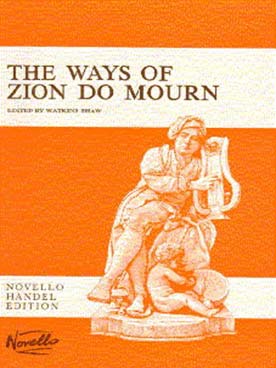 Illustration de The Ways of zion do mourn : funeral anthem for the funeral of queen Caroline SATB
