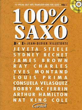 Illustration de 100% SAXO (tr. Villetorte pour saxophone alto ou ténor)