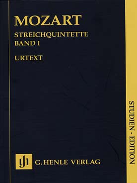 Illustration de Quintettes à cordes - Vol. 1 : K 174 en si b M