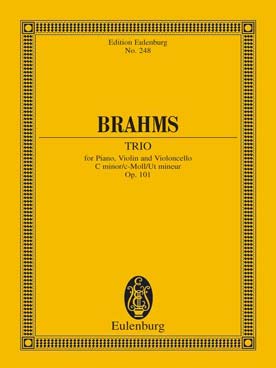 Illustration de Trio op. 101 en do m pour piano, violon, et violoncelle