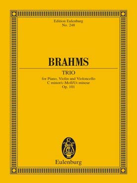 Illustration de Trio op. 101 en do m pour piano, violon, et violoncelle