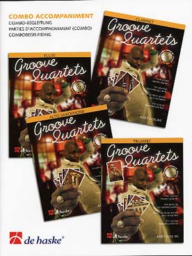 Illustration de GROOVE QUARTETS : 4 Quatuors de B. Lochs - Parties d'accompagnement (combo)