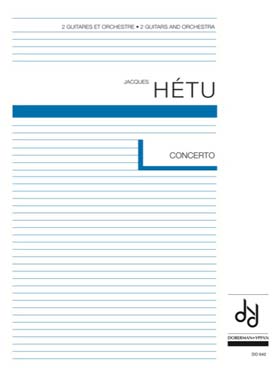 Illustration de Concerto pour 2 guitares et orchestre - conducteur