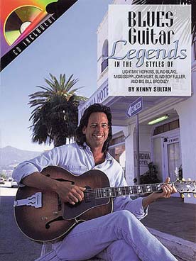 Illustration de BLUES GUITAR LEGENDS avec CD
