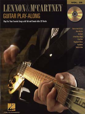 Illustration de GUITAR PLAY ALONG - Vol. 25 : Lennon & Mc Cartney