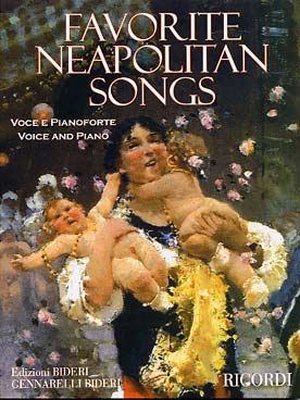 Illustration de FAVORITE NEAPOLITAN SONGS pour voix et piano