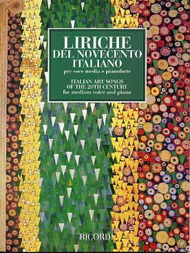 Illustration italian art songs of the 20th century