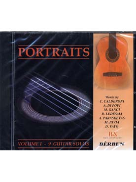 Illustration de PORTRAITS œuvres de Gangi, Di Pofi, Vayo Pavia, Ledesma, Calderoni, Paraskevas   