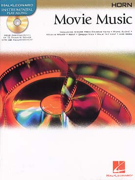 Illustration de MOVIE MUSIC : 15 musiques de films (Chicago - Bob l'éponge - Moulin rouge - Spider man - Le fantôme de l'opéra...)