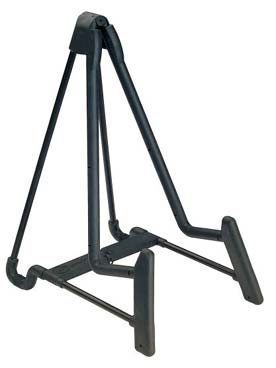 Illustration de STAND DE VIOLON à monter et replier, très léger (600 gr), noir, fabrication  allemande