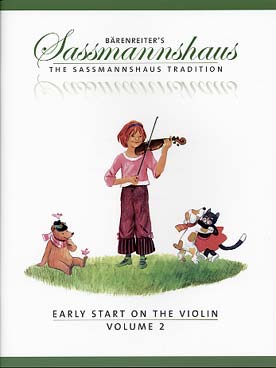 Illustration de Early start on the violin (adaptation anglaise de la méthode "Früher Anfang auf der Geige") - Vol. 2