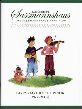 Illustration de Early start on the violin (adaptation anglaise de la méthode "Früher Anfang auf der Geige") - Vol. 3