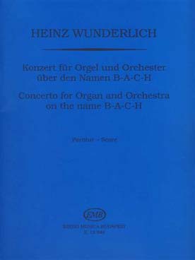 Illustration de Concerto pour orgue et orchestre partie d'orgue