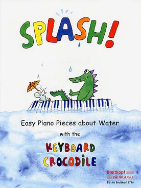 Illustration de Le CROCODILE DU CLAVIER - SPLASH ! pièces faciles sur le thème de l'eau