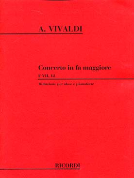 Illustration de Concerto en Fa M FVI n°12