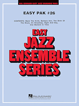 Illustration de EASY JAZZ PAK avec CD (tr. Nowak) - Vol. 26 : On Broadway, Barbara Ann,  Mack the knife, Birth of the blues...