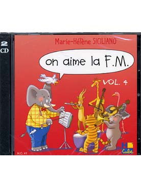 Illustration siciliano  on aime la fm - 4e annee cd