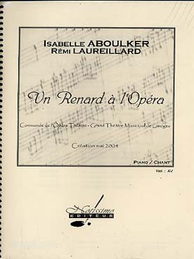 Illustration aboulker un renard a l'opera