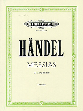 Illustration de Le Messie HWV 56 pour soli, chœur et orchestre - partie de clavecin