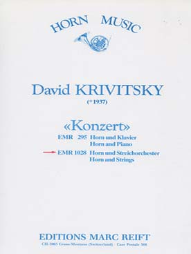 Illustration krivitsky konzert pour cor et cordes