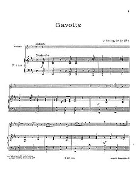 Illustration de Op. 23/4 : Gavotte
