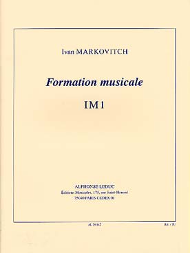 Illustration de Formation musicale IM 1