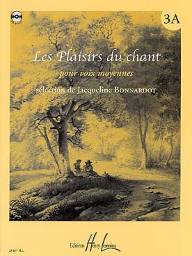 Illustration de Les PLAISIRS DU CHANT - Vol. 3 A (voix moyennes) avec CD d'accompagnement