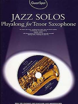 Illustration guest spot jazz solos saxophone tenor