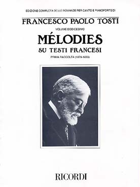 Illustration de Melodies su testi francesi I racolta