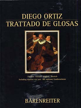 Illustration de Trattado de Glosas Espagnol - italien - anglais - allemand Avec partie séparée de viole de gambe