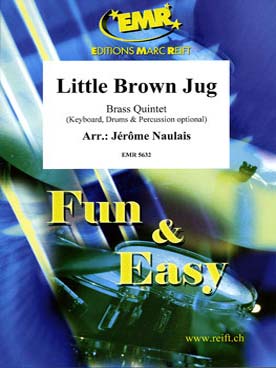 Illustration de LITTLE BROWN JUG pour 2 trompettes, cor, trombone, tuba, guitare, basse, drums piano