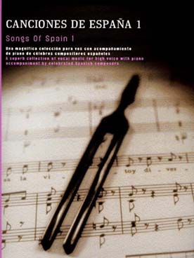 Illustration de CANCIONES DE ESPANA - Vol. 1 voix haute