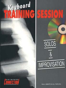 Illustration keyboard training session solos & impro